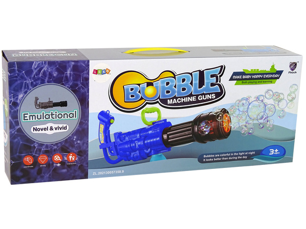 Soap Bubble Gun Blue
