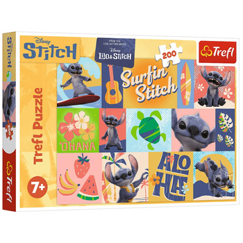 Puzzle 200 – Hawaiianische Abenteuer – Disney Stitch Trefl 13331