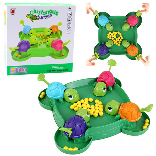 Family Arcade Game Hungry Turtles Board Balls