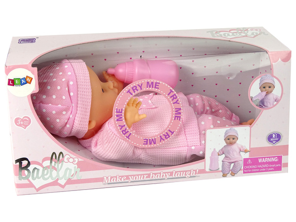 Sweet Baby Doll Pink Bottle Sounds