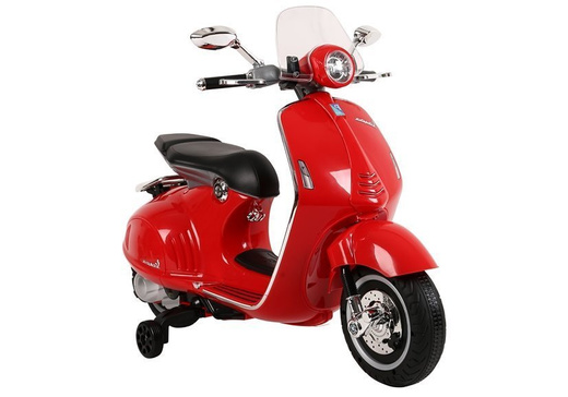 Red Electric Scooter Vespa GTS 300