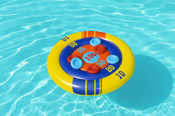 Inflatable Pool Game Arcade Shield, Frisbee 140 cm Bestway 52566