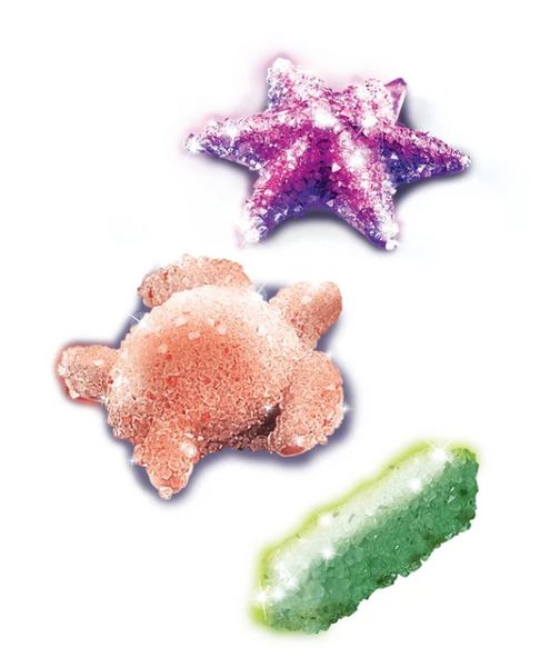 Wissenschaft & Spiel Fluoreszierende Kristalle Set Polnische Sprache Clementoni 60584