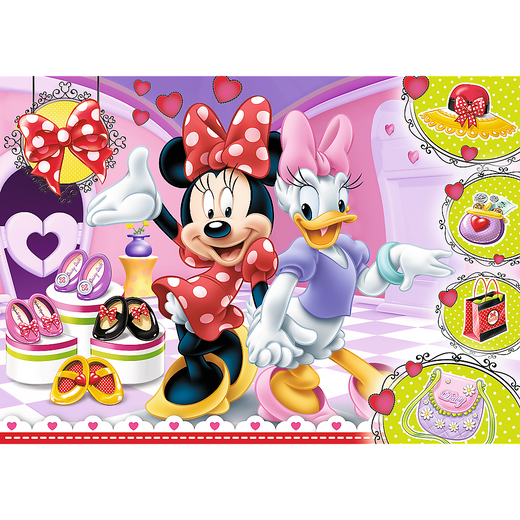 Puzzle 100 Teile Minnie und der glänzende Trefl 14820