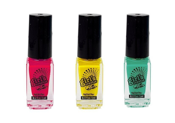 Set von 2 in 1 Armbandherstellung und Nagelmalerei Perlen Nagellacke