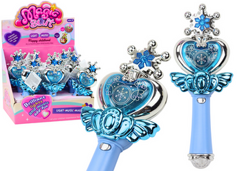 Princess Wand Colorful Lights Sounds Blue