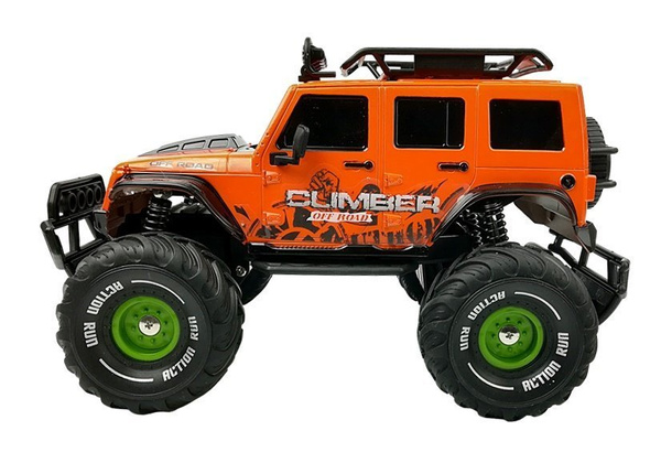 Remote controlled Car Off-road R/C Jeep Orange 2.4G
