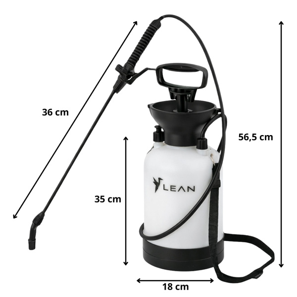 Manual Pressure Sprayer for Watering, Fertilizing, Spraying LEAN 3L