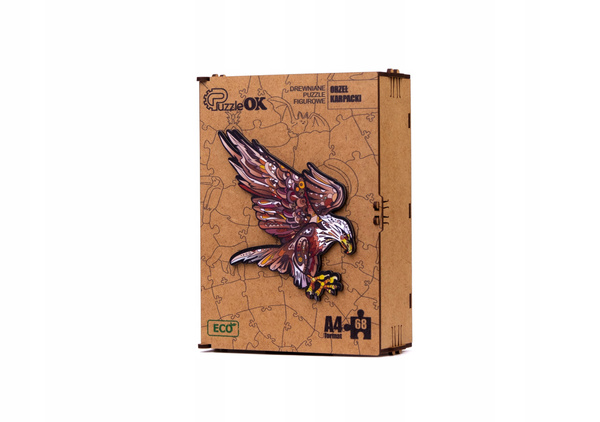 Holzpuzzle EKO 68 Karpatenadler A4 PuzA4-01750