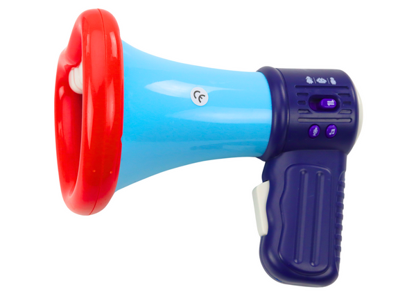 Megaphone Voice Changer Recording Three Voice Modes Mouth Blue
