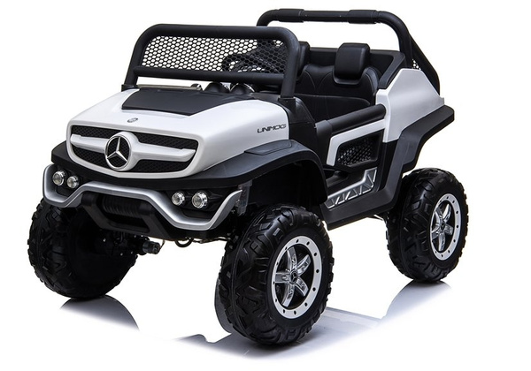 Mercedes Unimog Electric Ride On Car White