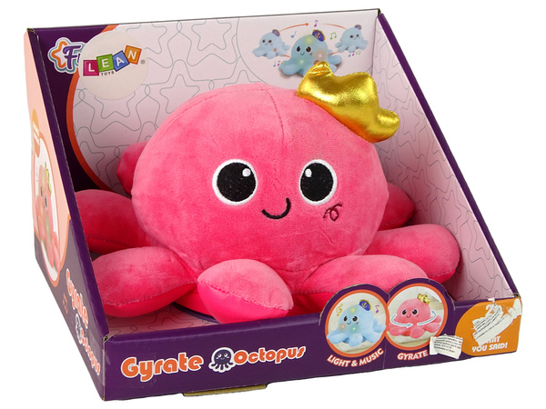 Mascot Octopus Lights Pink Sounds