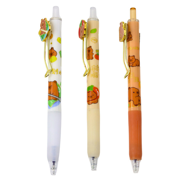 Capybara Gel Pen Blue Ink 0.5mm 14cm Mix