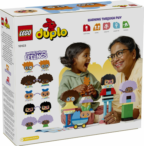 LEGO DUPLO TOWN Bricks People With Emotions 71 Pieces 10423