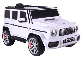 Battery Operated Car S306-1 White Mercedes G63