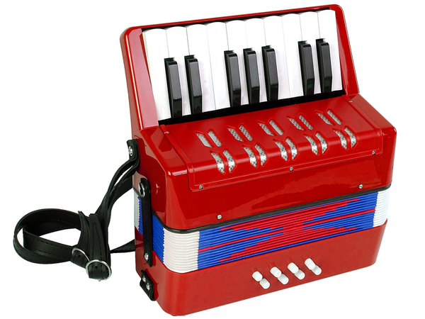 Akkordeon Musikinstrument für Kinder Musik Rot