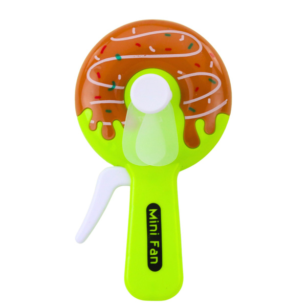 Mini Donut Pinwheel Hand Fan for Kids 4 Designs