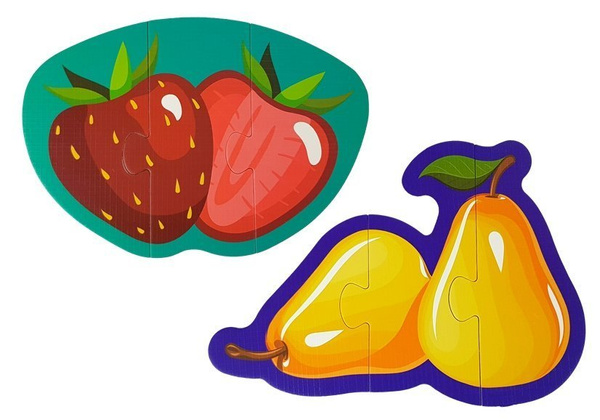 Educational Puzzle For Babies Fruits 5 Parts 40 Pieces