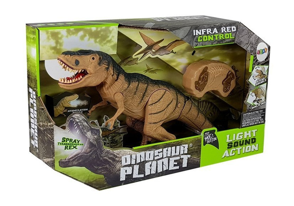 Dinosaurier Tyrannosaurus Rex Ferngesteuertes R / C mit Dampf