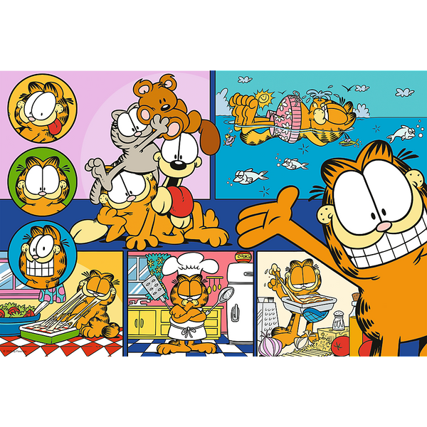 Puzzle - 100 - Leniwy Garfield - Trefl 16521