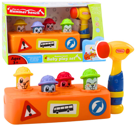 Interactive Toy Colorful Mallet Hammer Hamsters Road Works
