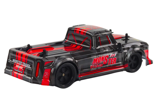 Remote Controlled Car Pick-Up 1:18 Rubber Tires Red