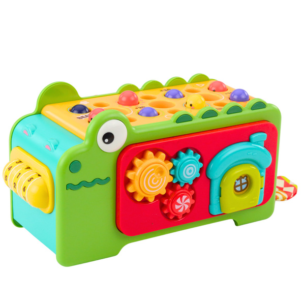 Educational Sensory Cube Cymbals Maze Crocodile