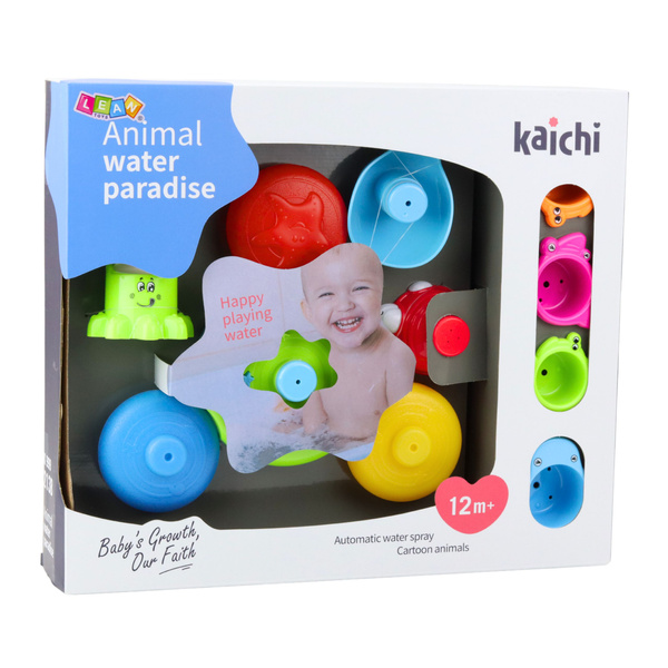 Interaktives Badespielzeug-Set Fountain Animals Cups