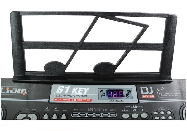 Keyboard 328-06 + Adapter Microphone Music Stand