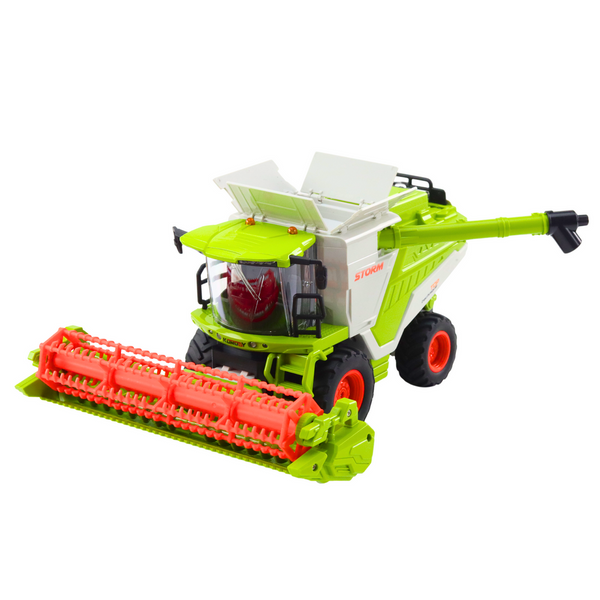 Mähdrescher mit Getreidevorsatz 2in1, ferngesteuerter RC-Raucheffekt 2,4G