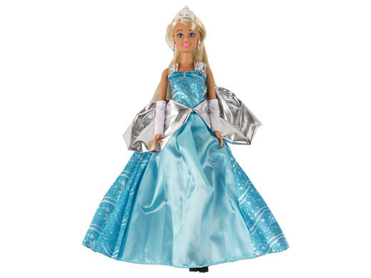 Anlily Doll Schneewittchen, blaues Kleid, langes blondes Haar