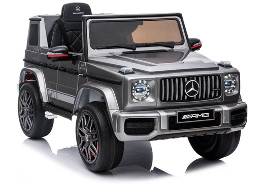 Mercedes G63 AMG Electric Ride On Car – Silver Painting