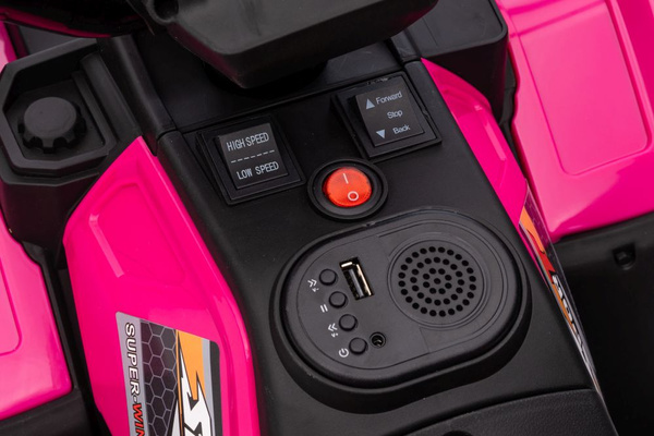 Elektrisches Ride-On-Quad JC915 rosa