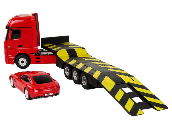 Abschleppwagen R/C Mercedes-Benz 1:26 Rot