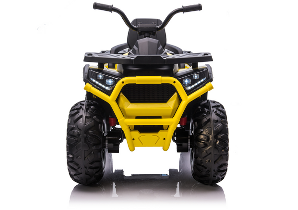 Elektro Quad XMX607 Gelb Ledersitz EVA-Reifen LED Frontscheinwerfer 2x45W