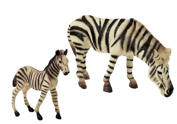 Figurenset Tiere Afrika Nilpferd Zebra