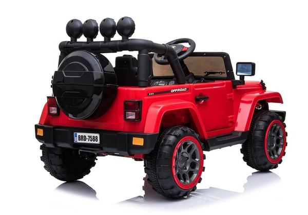 Kinderfahrzeug Jeep BRD-7588 Rot