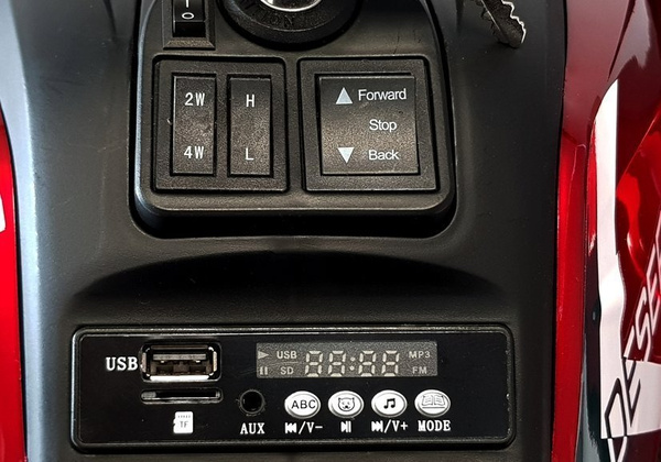 Electric Quad XMX607 Red Painted