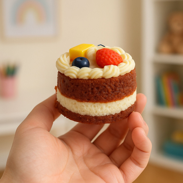 Weiche, flexible Fruchtkuchen-Dekoration, 6 x 7 cm