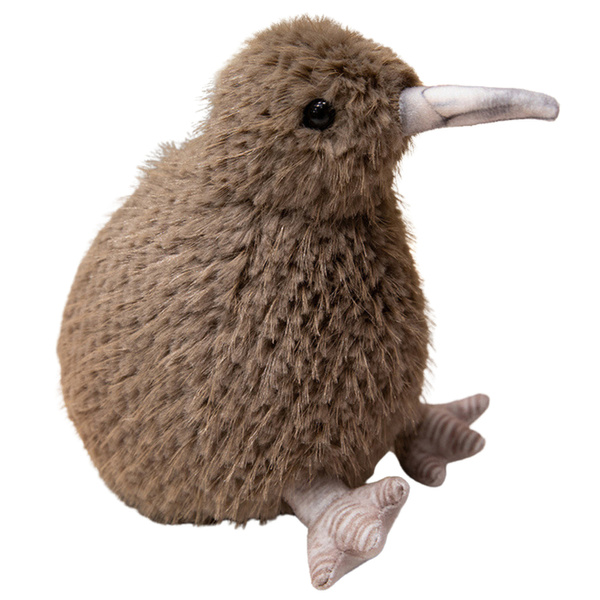Plush Kiwi Bird Plush Toy Mascot Cuddly Toy Dark Brown 25cm