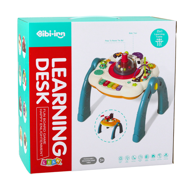 Educational Table Interactive Buildable Surface 2in1 Blue