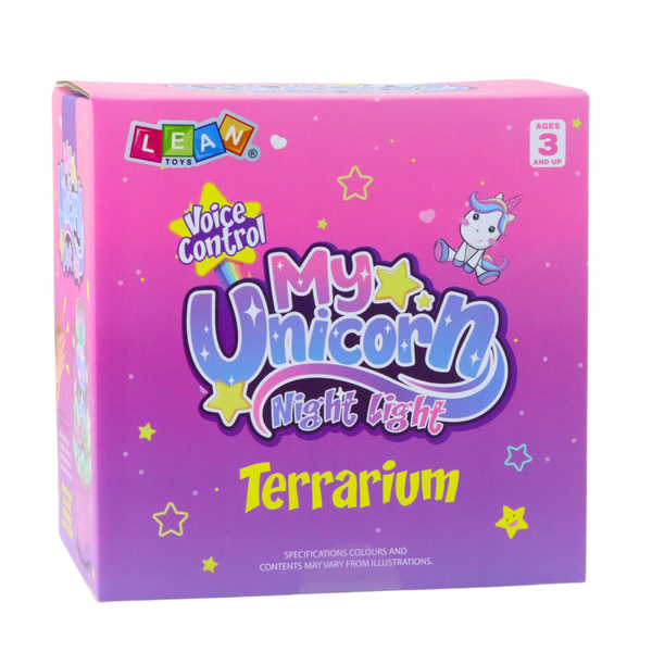 Kreativset Terrarium Einhörner Nachtlicht Sprachsteuerung DIY