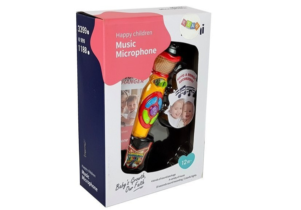 Yellow- Black Karaoke Microphone Recording Songs