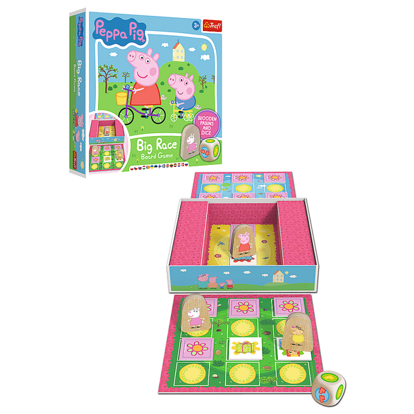 Großes Rennspiel Peppa Pig Trefl 02262