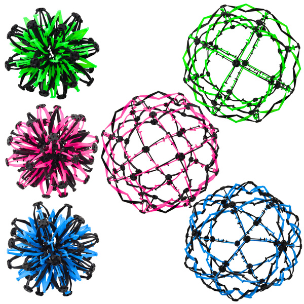 Teleskopball Ausziehbar Magic Blau Rosa Grün Mix 18/32cm