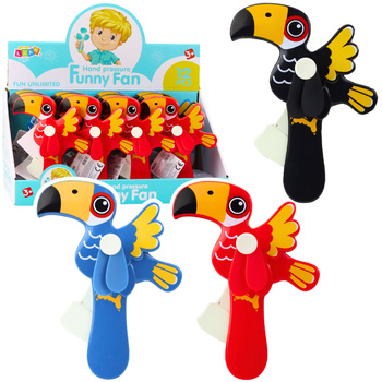 Toucan Mix Hand Fan Mechanical For Children
