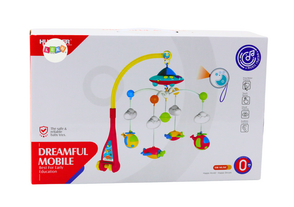 Crib Carousel for Baby Ufo Planes Projector 108 Melodies