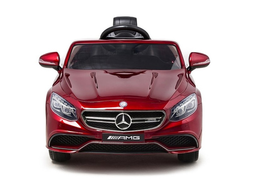 Mercedes S63 Electric Ride On Car - Red Painting