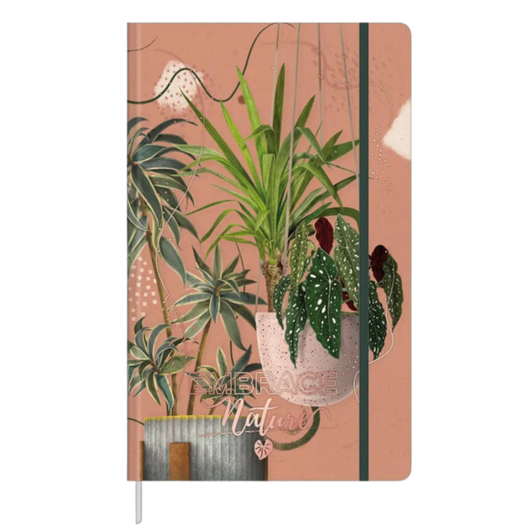 Notebook Planner Lined Leaves Plants Eraser A5 80 Sheets