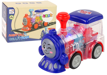 Lokomotywa LED Napęd Frykcyjny Przezroczysta